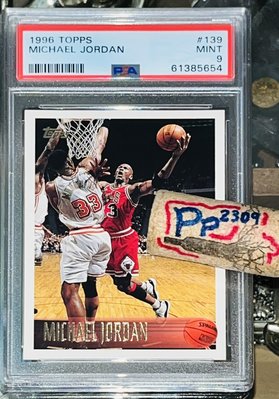 (791) 1996-97 PSA 9 TOPPS Michael Jordan #139