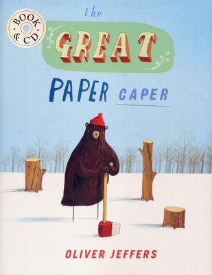 ＊小貝比的家＊GREAT PAPER CAPER /平裝書+CD (森林大奇案)科學/社會/環境/ /3~6歲