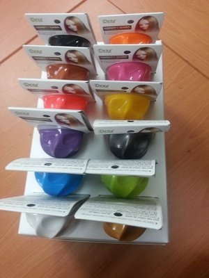 DEXE 繽紛染色糖果球 染髮粉餅12色一組 （無外盒紙盒。單球12 色共12 個）