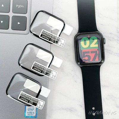 gaming微小配件-滿版覆蓋 | Apple Watch 保護貼 3D曲面膜 適用 iwatch SE 1-8代 蘋果手錶屏幕膜 高清防爆-gm