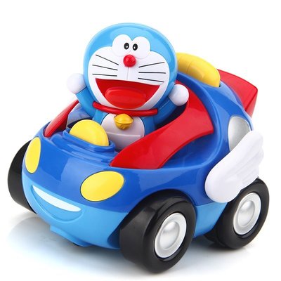 熱賣 益米哆啦a夢遙控車玩具軌道車滑行停車場3歲男孩小汽車大冒險兒童遙控車遙控玩具