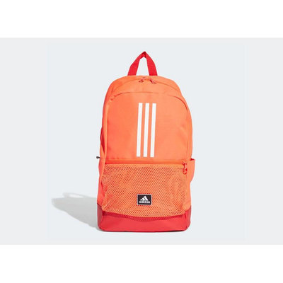 Adidas-CLASSIC 3-STRIPES 亮橘色後背包-NO.FJ9268