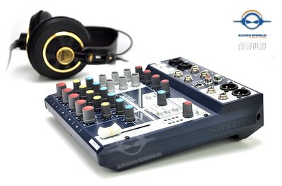 【音響世界】英國Soundcraft 新款Notepad系列8 軌帶FX精巧型USB混音器》贈3米MIC線