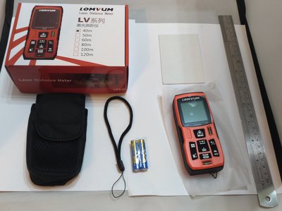 龍韻 LV40精準款(乾電池) 雷射測距儀/激光測距儀/紅外線測量儀/電子尺高精度/手持測距儀/電子測量儀/多功能測距儀