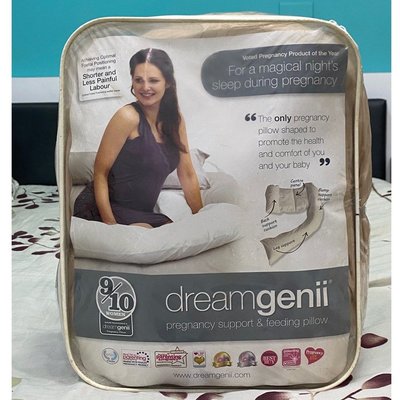 （已售出）幾乎全新懷孕後期的助眠好幫手 ♥ 英國 Dreamgenii 多功能孕婦枕- 舒壓枕 / 側睡枕/ 哺乳枕/網紅人氣商品