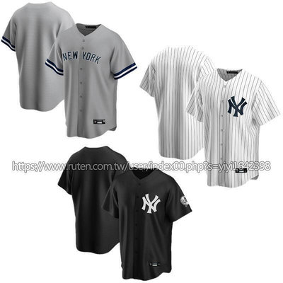 60a MLB球衣 紐約洋基隊 2020空白版棒球球衣 外貿貨源 寬松球服T恤短袖