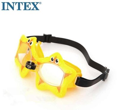 全新現貨秒出 ~ 美國 Intex 兒童 游泳 泳鏡 3-8歲 55603 抗過敏 PVC 塑膠 護眼 玩水 保護眼鏡