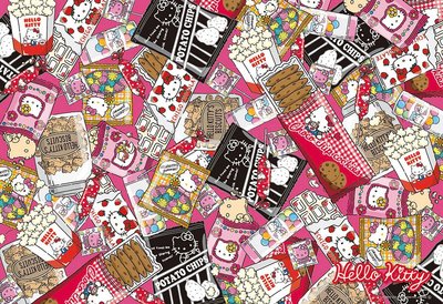 33-172 絕版300片日本進口拼圖 三麗鷗 凱蒂貓 Hello Kitty 餅乾 爆米花