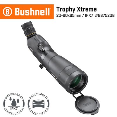 【美國Bushnell】Trophy Xtreme 20-60x65mm 專業級賞鳥型單筒望遠鏡 傾角型 887520B