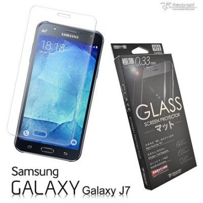 【Metal-Slim】 Samsung Galaxy J7 0.33mm 9H 弧邊 耐磨 防指紋 鋼化玻璃保護貼