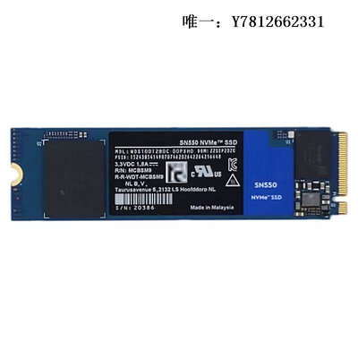 電腦零件WD/西部數據 SN550 1TB 藍盤1t固態硬盤拆機 m.2固態nvme協議筆電配件
