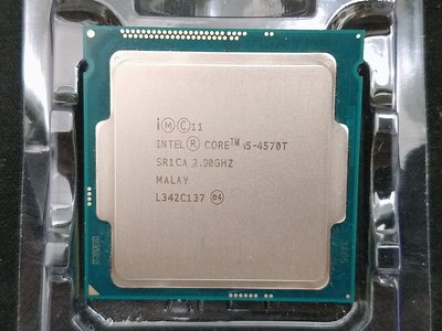 【含稅】Intel Core i5-4570T 2.9G 6M SR1CA 1150 2C4T 35W 正式CPU一年保