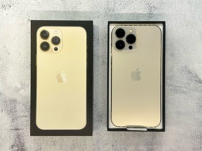 🌚 福利二手機 iPhone 13pro max 256G 金色 台灣貨 91%