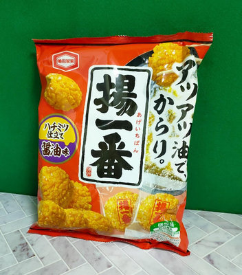 (艾吃吃小賣店)日本 龜田製菓 揚一番醬油米果98.8g