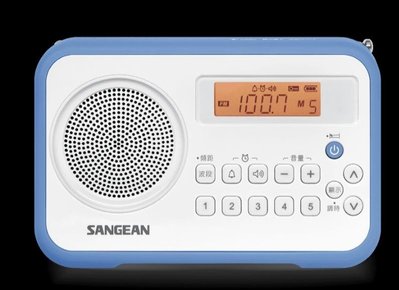 SANGEAN山進 二波段數位式時鐘收音機 PR-D30 調頻／調幅 睡眠裝置 鬧鐘鬧鈴 3.5mm耳機插孔-【便利網】