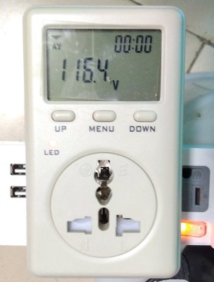 台規 WANF WF-D02A 110V 220V 電源監測器 多功能 電源檢測器 測冷氣電度錶 功率計 電壓表 計費