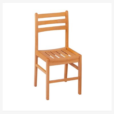 【上丞家具】377-1 三橫椅 餐椅 排骨板椅 紳士椅 餐椅 木質餐椅 休閒椅 造型椅 洽談椅 原色餐椅