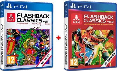 全新未拆 PS4 ATARI懷舊重溫經典合輯1+2(100款遊戲) -英文版- Flashback Classics