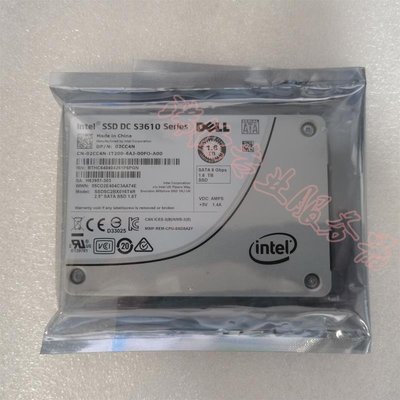 Dell 1.6TB  SSD 02CC4N S3610 1.6T SSDSC2BX016T4R混合型保一年