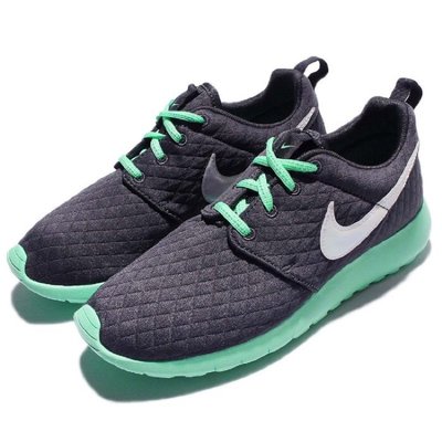 【AYW】NIKE ROSHE ONE SE GS 煤黑綠 炫彩 螢光綠 運動鞋 慢跑鞋 跑步鞋 全新 正版 公司貨