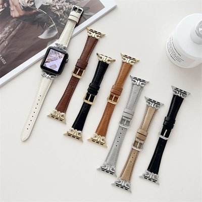 Applewatch錶帶iwatchS8法棍凱旋高級感小眾錶帶蘋果applewatch345678代SE錶帶蘋果手錶錶帶