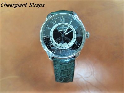 艾美錶鱷魚錶帶訂製巧將手工錶帶 Maurice Lacroix crocodile strap watch strap