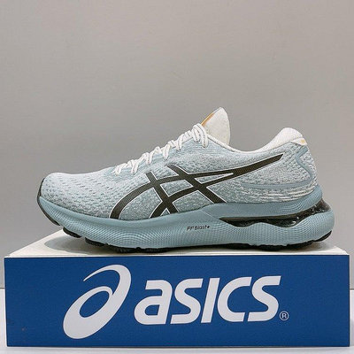 ASICS GEL-NIMBUS 24 (2E) 男生 灰藍色 透氣 緩震 寬楦 運動 慢跑鞋 1011B361-404