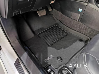 威德汽車精品 14-19 豐田 ALTIS 11代 11.5代 專用 3D立體 神爪卡固腳踏墊