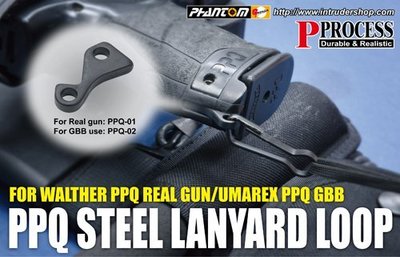 JHS（（金和勝 槍店））警星 WALTHER PPQ GBB專用鋼製槍繩扣 PPQ-01