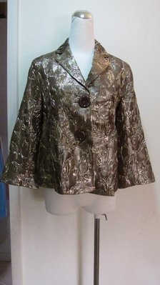 Michael Kors 正牌--義大利製--金蔥提花西裝外套!--原價59500--全新割愛.僅此一件