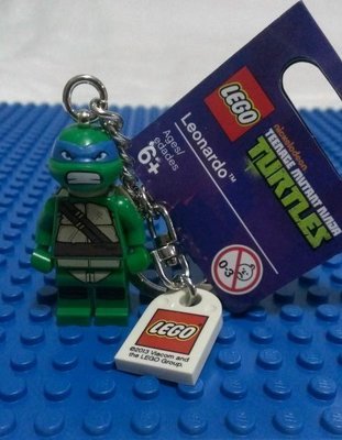 【樂購玩具雜貨鋪】LEGO 樂高 850648 Keychain Ninja Turtles 忍者龜 Leonardo 李奧納多鑰匙圈