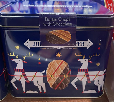 1/31前 比利時製 Jules 茱莉詩 聖誕薄餅禮盒150g/盒 巧克力薄餅 到期日2024/9/3