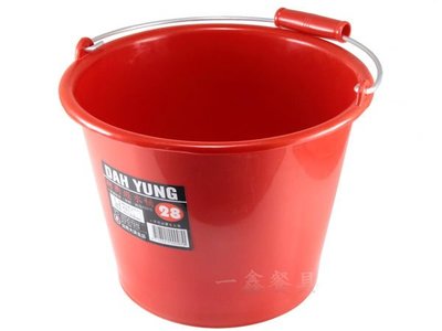一鑫餐具【彈力水桶28cm】塑膠水桶熱水桶湯桶不鏽鋼水桶不銹鋼水桶