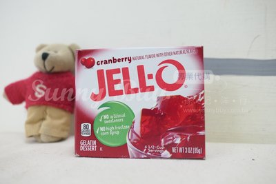 【Sunny Buy】◎現貨◎ Jell-O 果凍粉 蔓越莓口味 Cranberry 85g 小紅莓