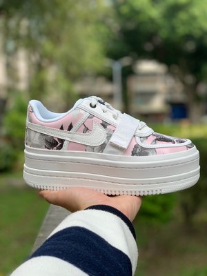【Basa Sneaker】NIKE WMNS VANDAL 2K 粉白色 花卉 厚底增高 AQ7892-100