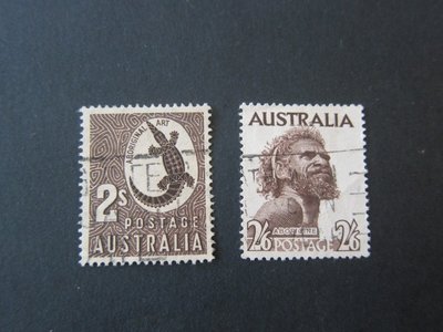 【雲品10】澳洲Australia 1948 Sc 212,248 FU 庫號#B516 63756