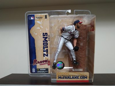 MLB 勇士隊 麥法蘭8代 John Smoltz 史摩茲 公仔 名人堂 美版 正版 限量 賽揚獎