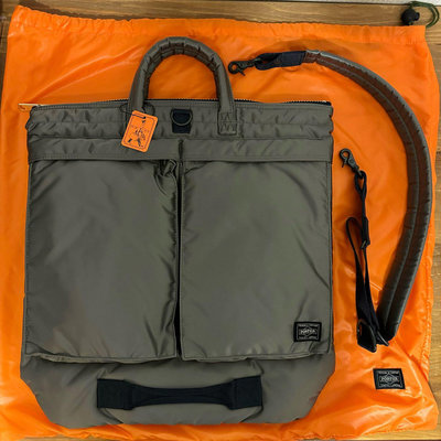 全新在台現貨] PORTER EXCHANGE限定PX TANKER 系列2WAY HELMET BAG (L