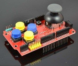 【AI電子】*(5-8)Arduino JoyStick Shield 遊戲搖杆擴展板 類比鍵盤滑鼠功能