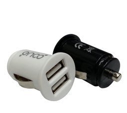 實體店面/全新 ENCO雙輸出 USB車用充電器 1A+2A雙輸出 台灣製造 12V 電壓之車輛適用