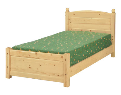 【名佳利家具生活館】艾菲爾3.5尺松木單人床台 全實木製作 實木床板 可調整高低 單人床架 另有5尺雙人床 桃園區免運費