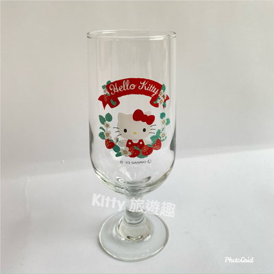 [Kitty 旅遊趣] Hello Kitty 高腳玻璃杯 凱蒂貓 高腳杯 美樂蒂 酷洛米 酒杯 日本製