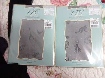 全新 日本17度C 高單價刺青絲襪(巴黎風&amp;婚禮風) IN JP