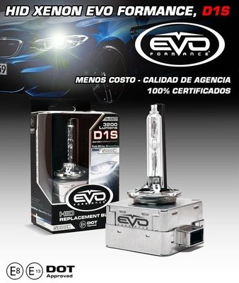(全館免運費) EVO HID D1S原廠替換型燈泡 5000K冷白 美國DOT及歐盟E-mark雙安規認證 W221