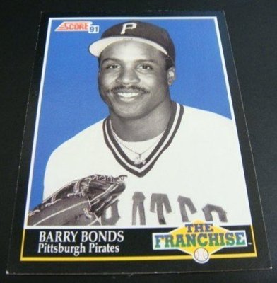 1991 SCORE 美國職棒 BARRY BONDS  (卡號:868) 球員卡