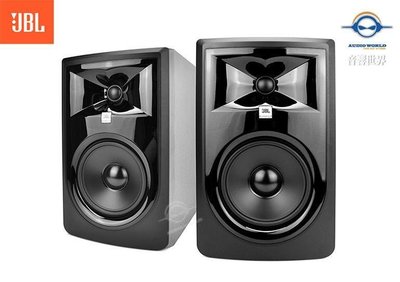 【音響世界】JBL 306P MKII新3系6.5吋112W主動監聽喇叭贈進口線材on stage吸音墊