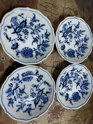 【二手】日本進口藍色多瑙河Blue Danube藍洋蔥小碟子 回流瓷器 茶杯 咖啡杯【禪靜院】-4702