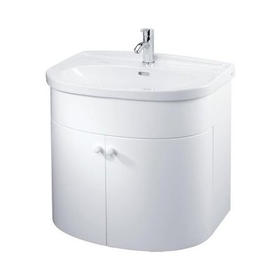《101衛浴精品》TOTO L260C 白色鋼琴烤漆 面盆浴櫃組 DCCF-260【全台大都會免運費 可貨到付款】