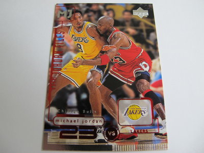 ~Michael Jordan/Kobe Bryant~1998年老卡 公牛.喬丹對決湖人.布萊恩  NBA球員卡~1