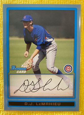  D.J. LeMahieu baseball card (Cubs, Rockies, Now with Yankees)  2010 Bowman Rookie #BP110 : Sports & Outdoors